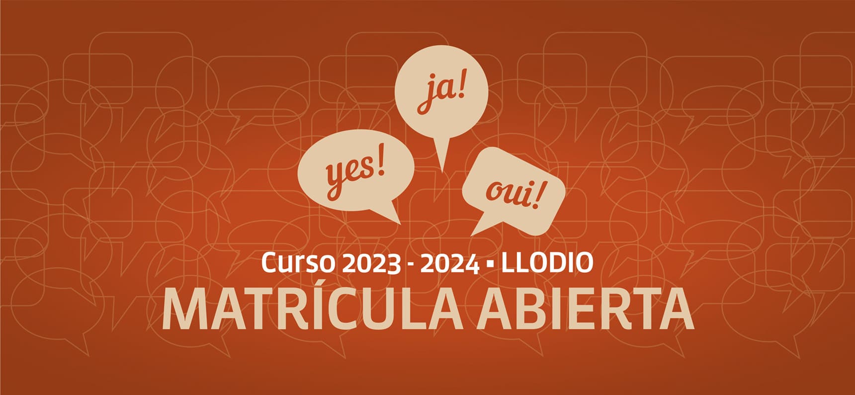 Matrícula abierta curso 2023-2024 Llodio